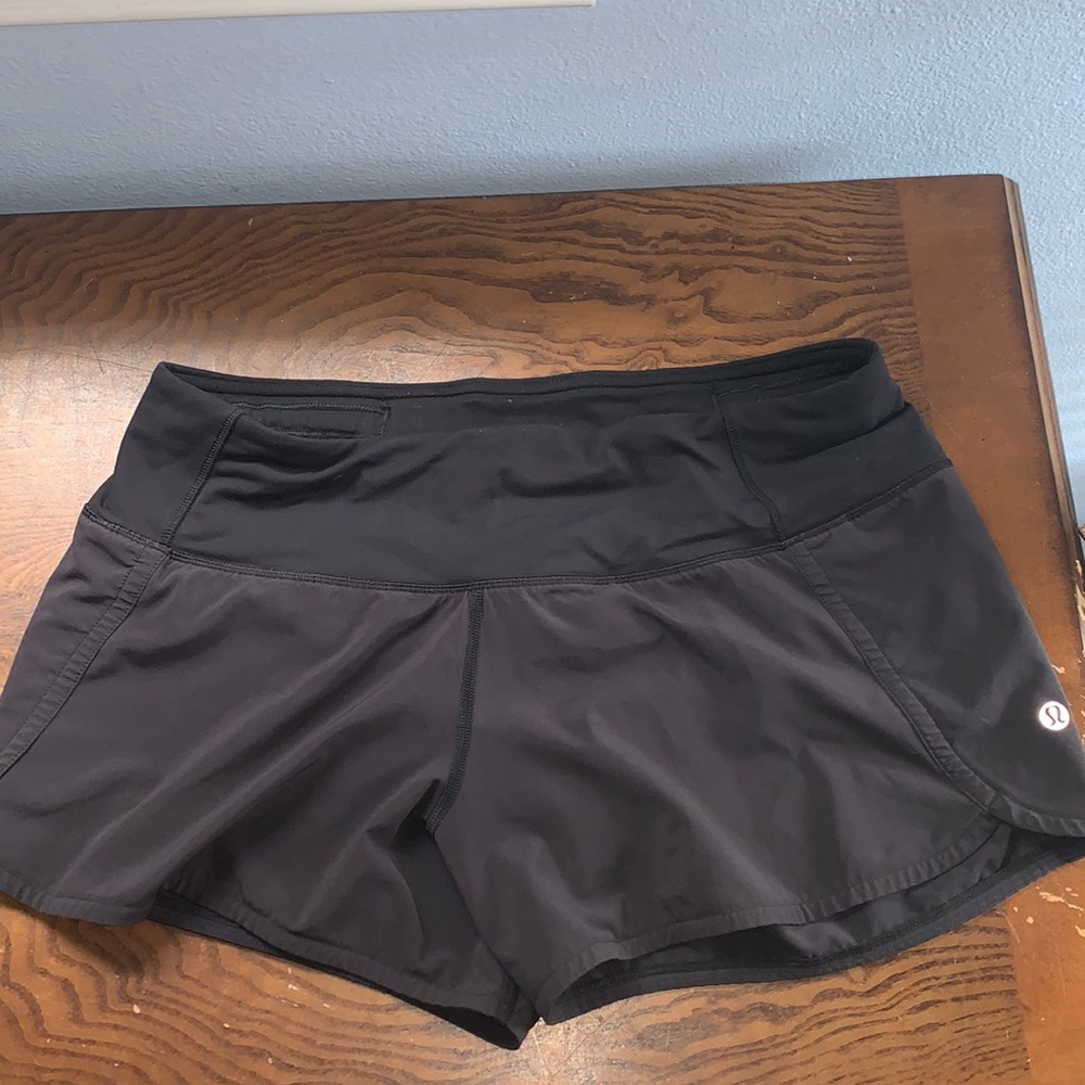 Black lululemon shorts